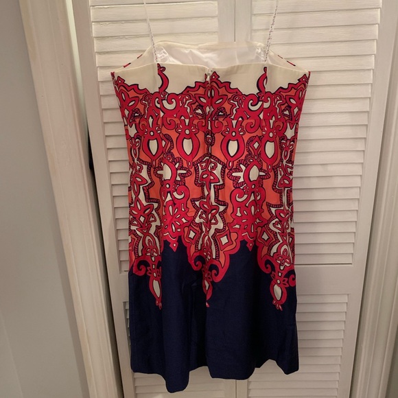 Lilly Pulitzer Strapless Bowen dress Chorus Girl - Picture 3 of 4